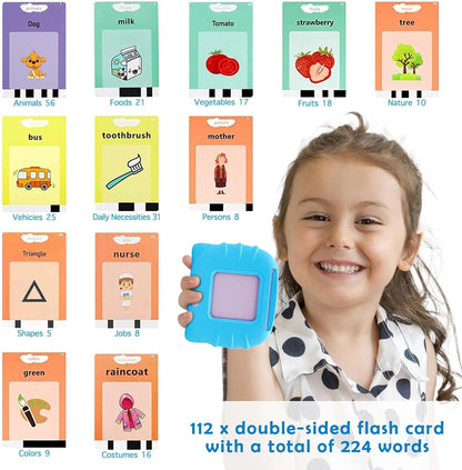 Kids Toddler Talking Flash Cards Electronic Learning System