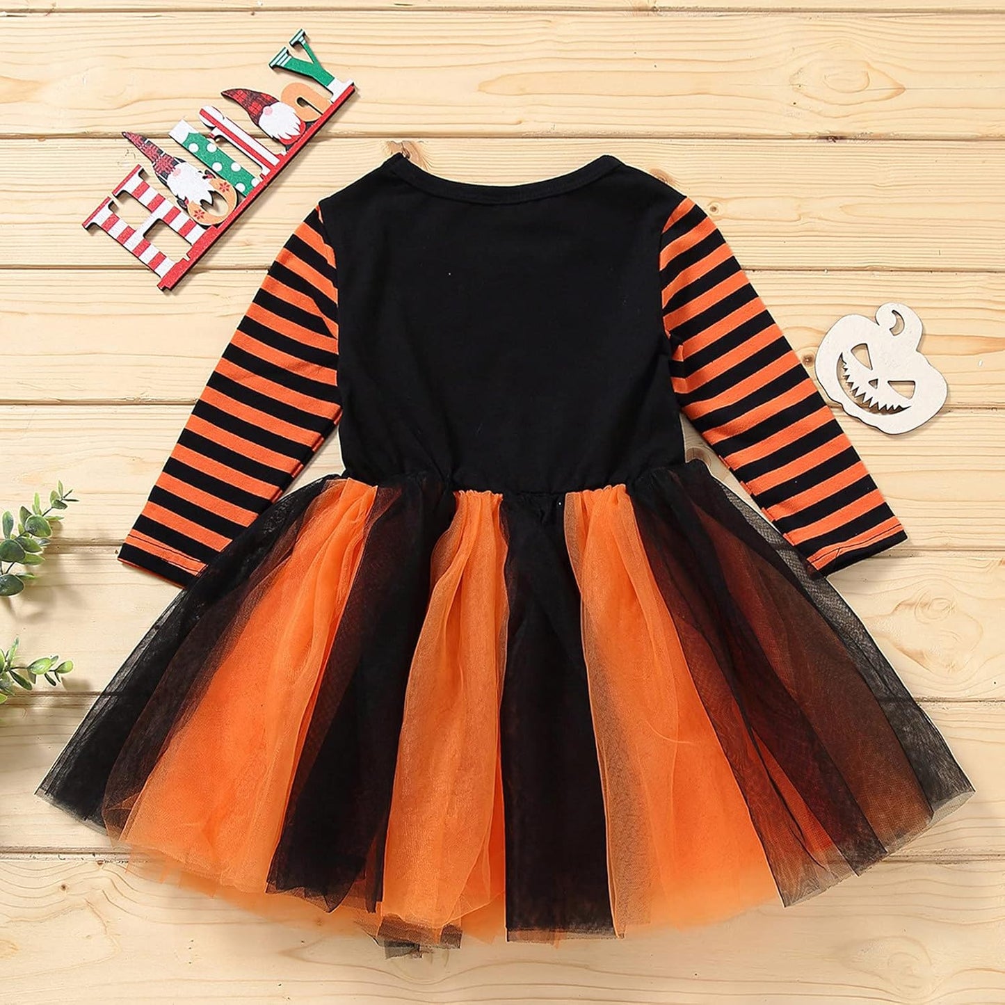 Toddler Baby Kids Girls Halloween Print Patchwork Tulle Princess Dress Clothes,Baby Girl Elegant Dress Fall Winter