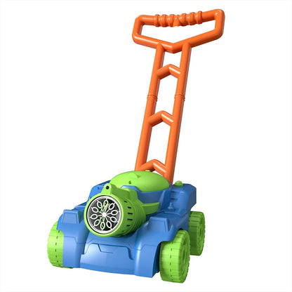 Automatic Lawn Mower Bubble Machine Weeder Soap Maker Blower Baby Activity Walker for Outdoor Kids Toys for Children Gift Boys