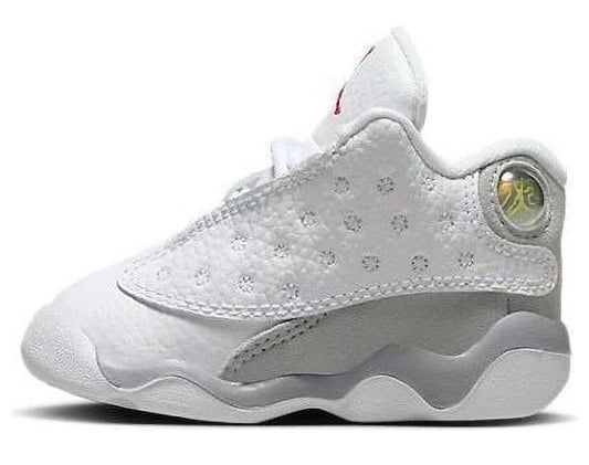 Air Jordan 13 Retro Wolf Grey 2023 Toddler DJ3004-160 White/Red/Gray SZ 1C-3Y